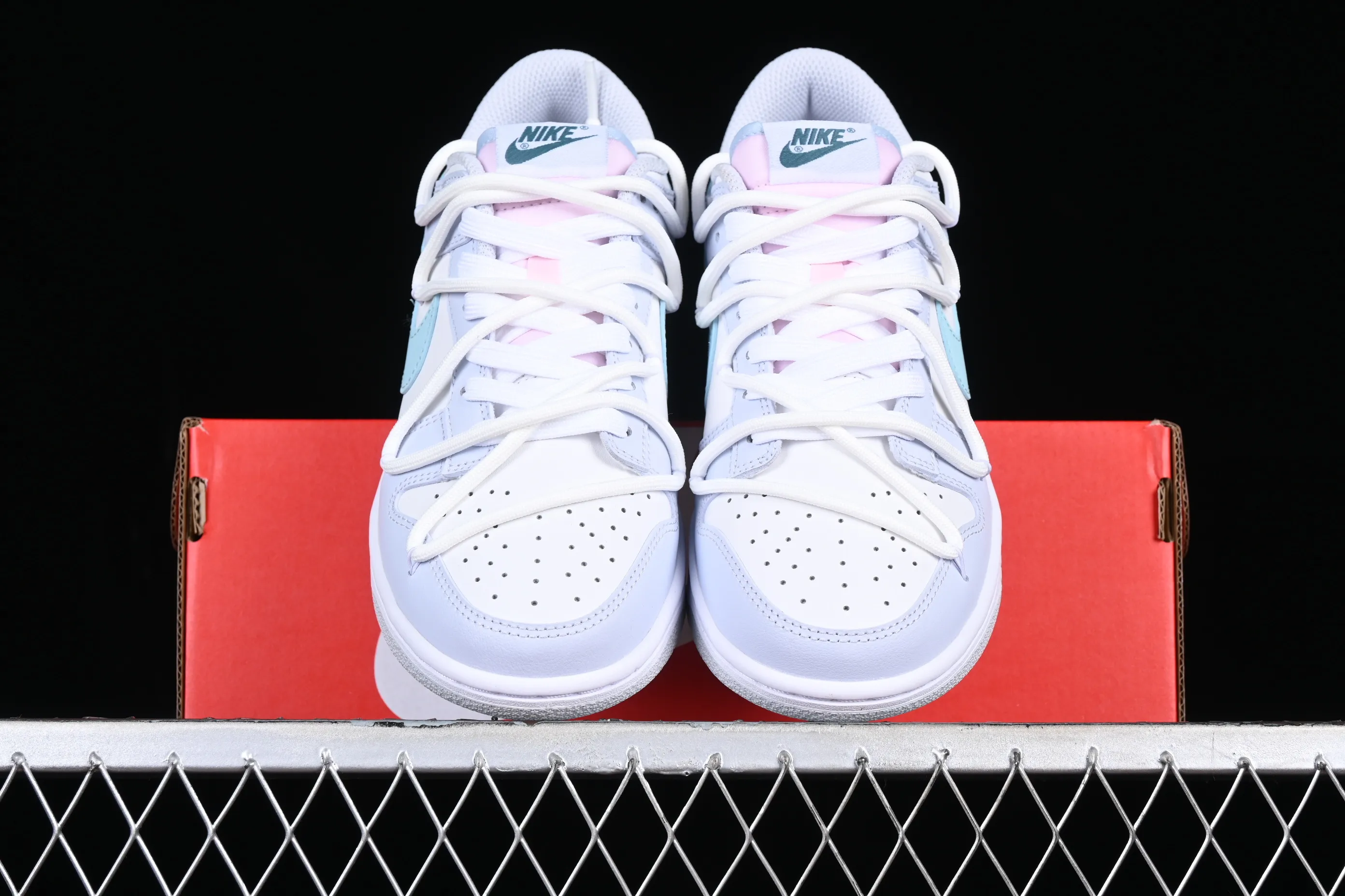 All categories Nk SB Dunk series Nk SB Dunk Low low-top sneakers Nk Dunk Low "Mineral Teal" light blue and pink strap deconstruction SB low-top casual sneakers FD1232-002